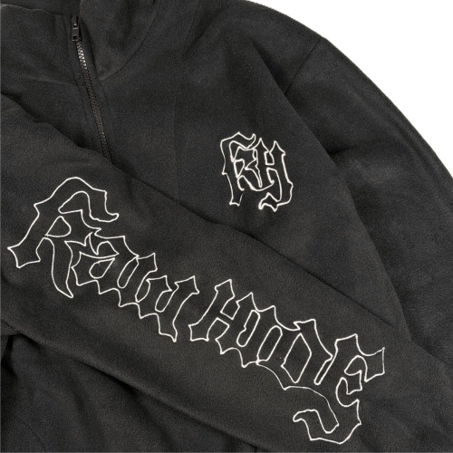 Raw Hide Stay Warm Zip Fleece Black 3.JPG