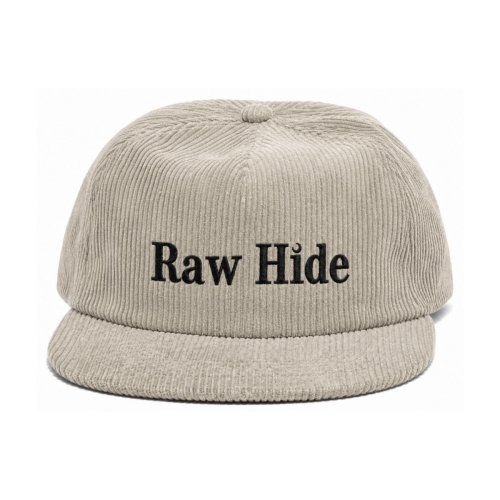 Raw Hide Cord 5 Panel Cap Sand.JPG