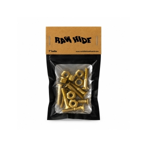 Raw Hide 1" Bolts Hardware / Gold