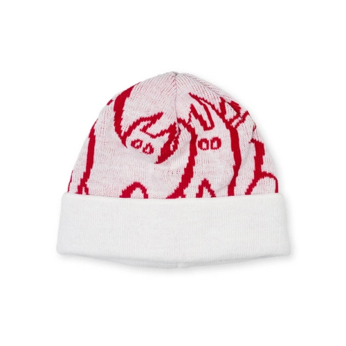 Raw Hide Blood Suckers Beanie White 2.webp