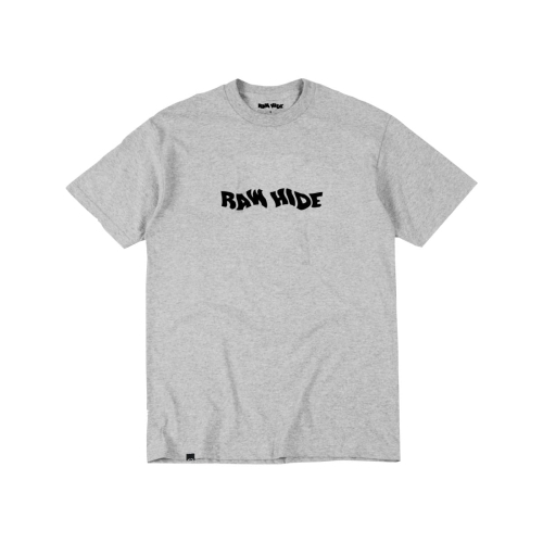 Raw Hide OG Logo T-shirt Grey.JPG